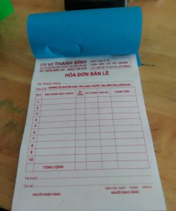 Hóa Đơn Bán Lẻ 2 liên